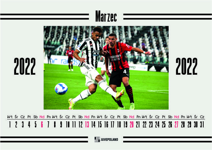 Kalendarze Juve Na 2022 Rok Dostepne Od Reki Dostawa Przed Swietami