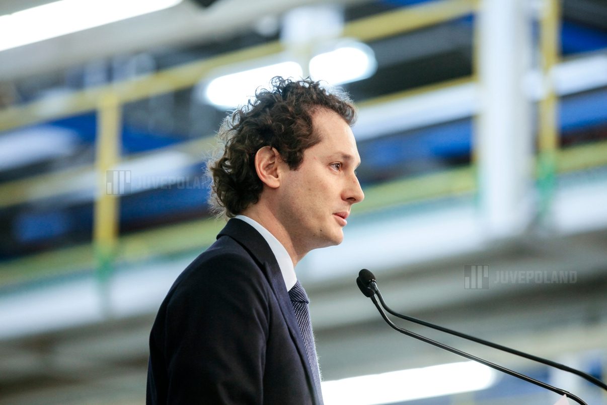 Melfi Italy December 20 2012 John Elkann Chairman Of Fiat S
