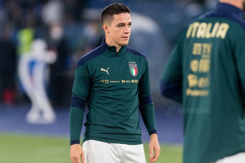 Rome Italy November 12 2021 Giacomo Raspadori Of Italy Durin