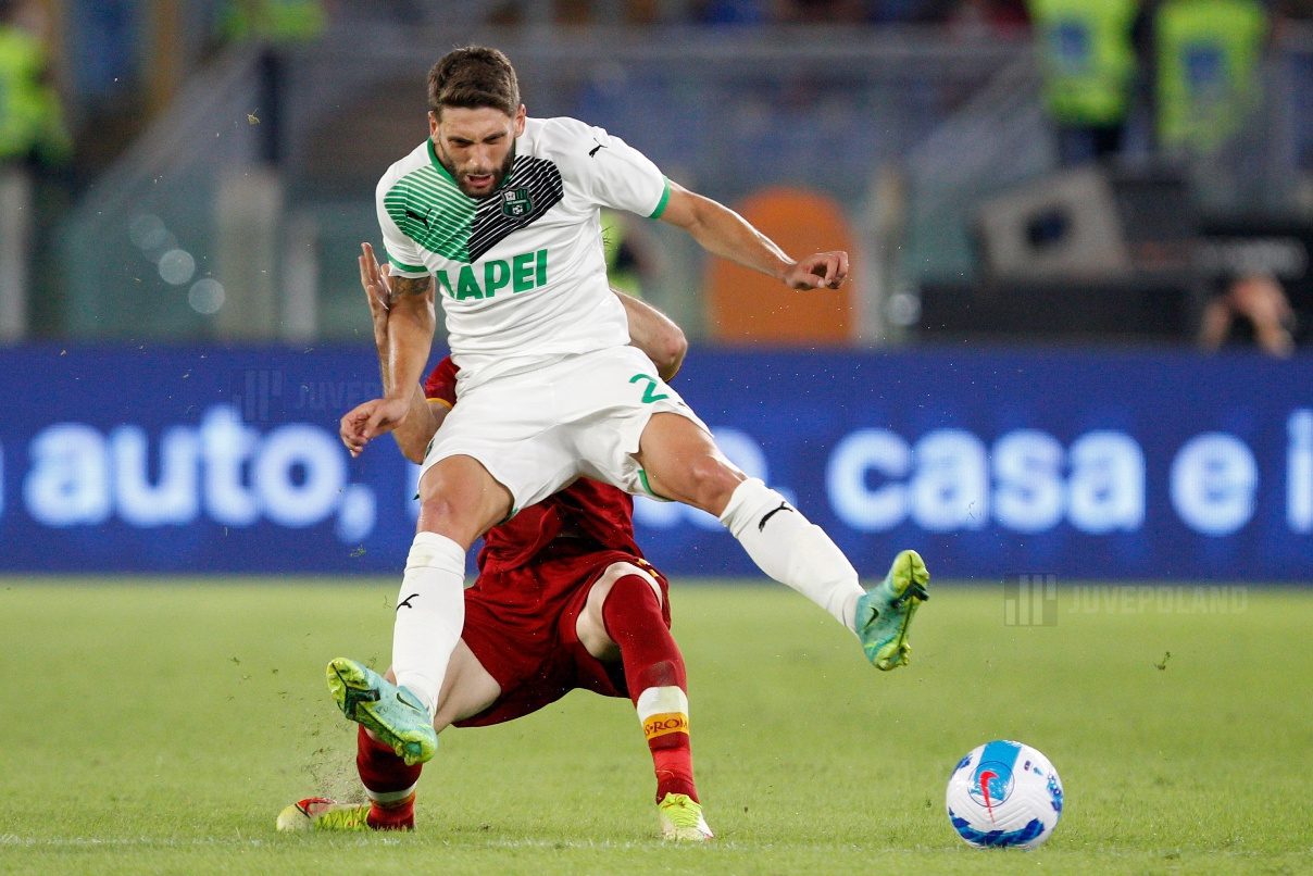 Rome Italy September 12 2021 Domenico Berardi Of Sassuolo