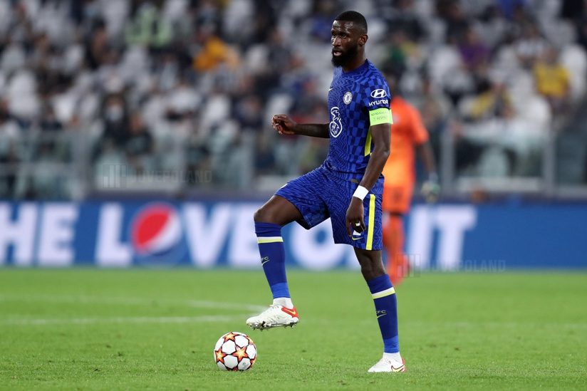 Torino Italy 29 September 2021 Antonio Rudiger Of Chelsea Fc