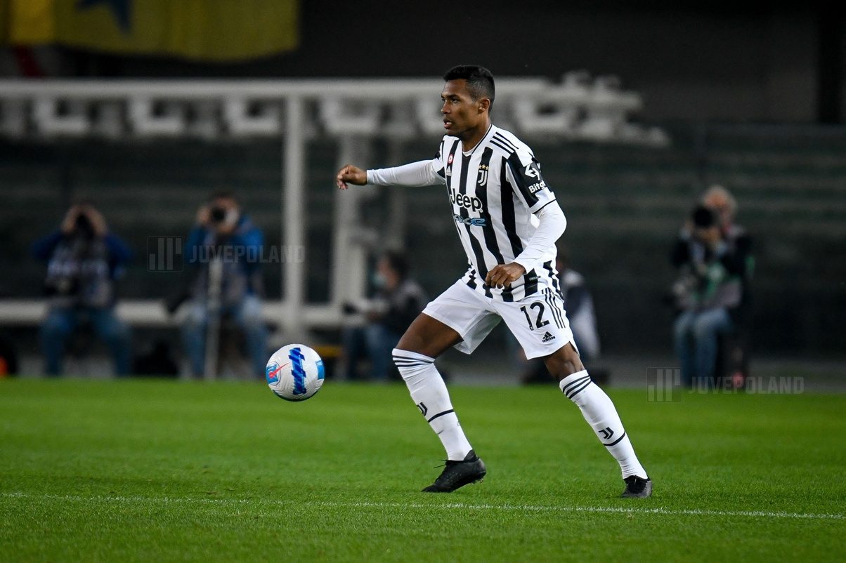 Verona Italy October 30 2021 Alex Sandro Juventus Portrait