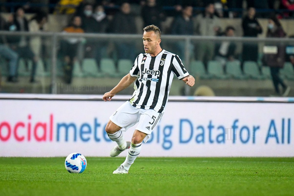 Verona Italy October 30 2021 Melo Arthur Juventus Portrait 4