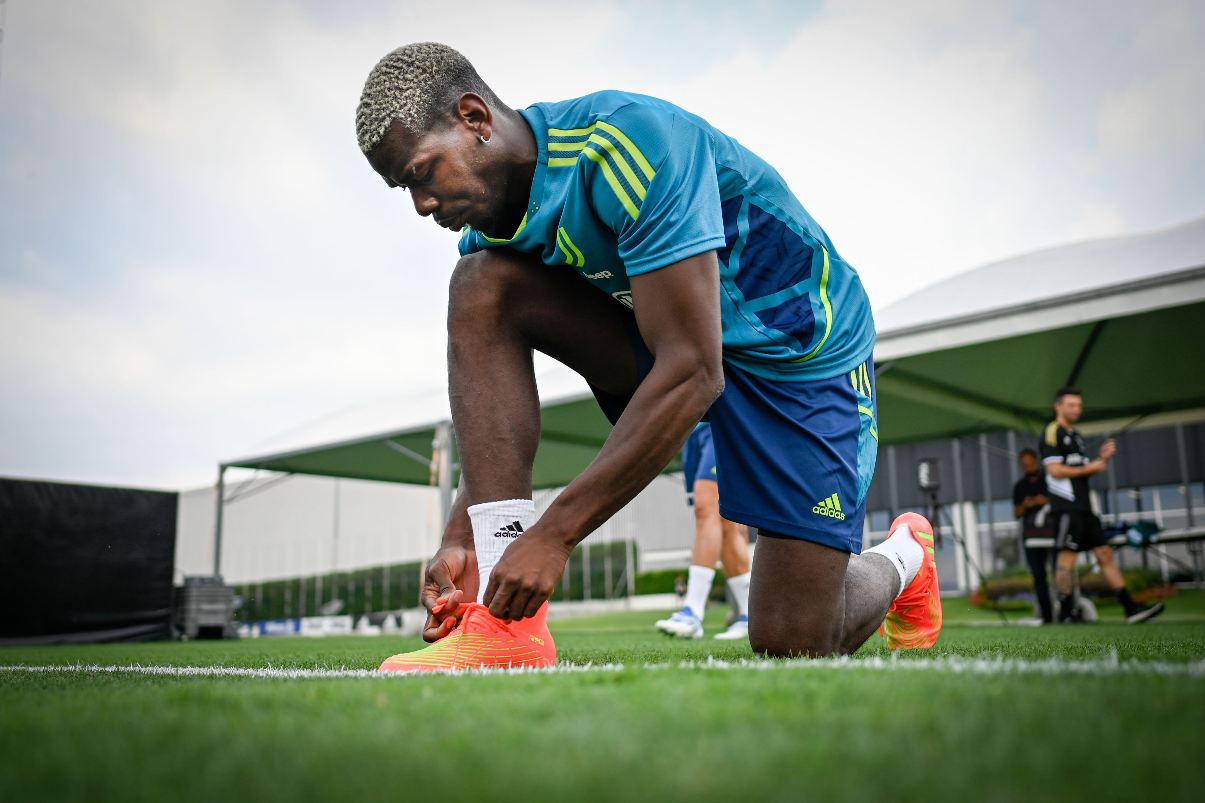 Paul Pogba Trening Juventus Twitter