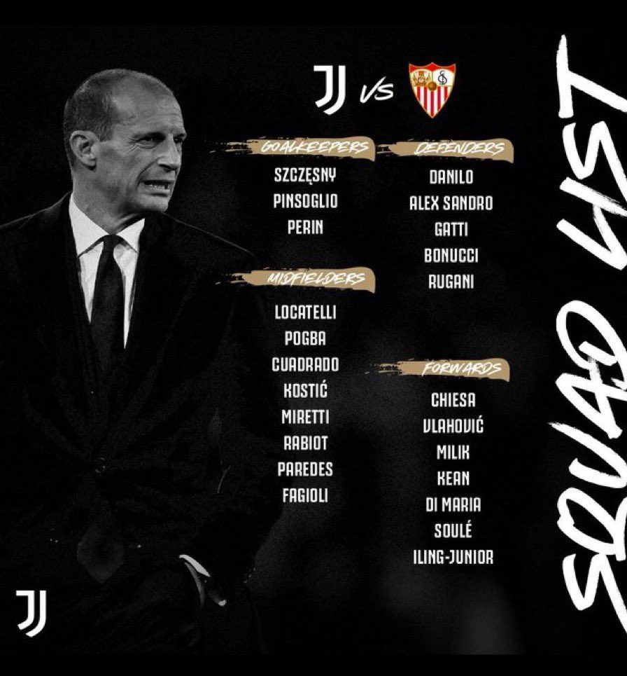 Powolani Na Mecz Juventus Sevilla Brak Bremera I De Sciglio