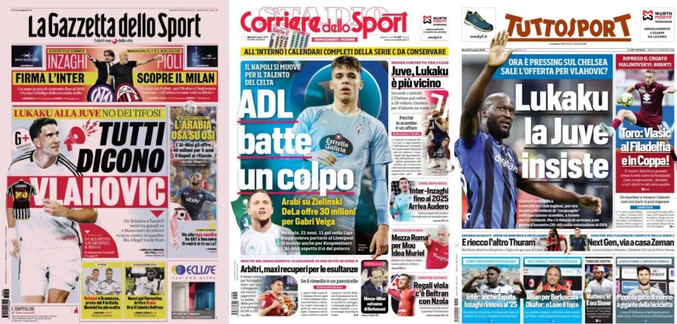 Wtorkowe Okladki Wloskiej Prasy Sportowej Inzaghi Na Dluzej Z Interem